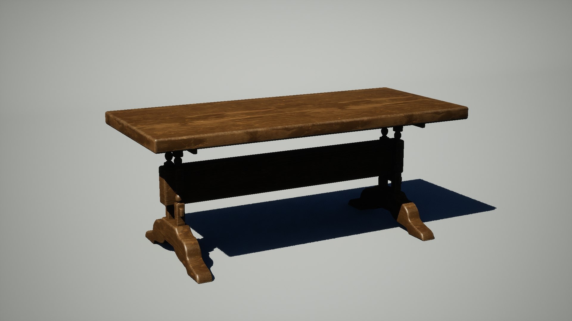 Medieval Table Set 01 Model - TurboSquid 2284049