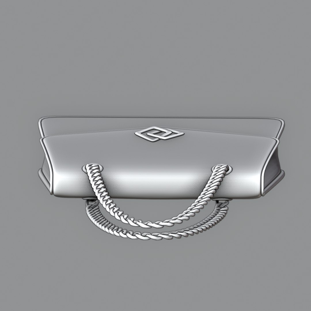 Bag With Chain Handle 3D - TurboSquid 2079474