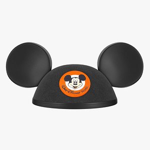 Mouse Ears Black Hat