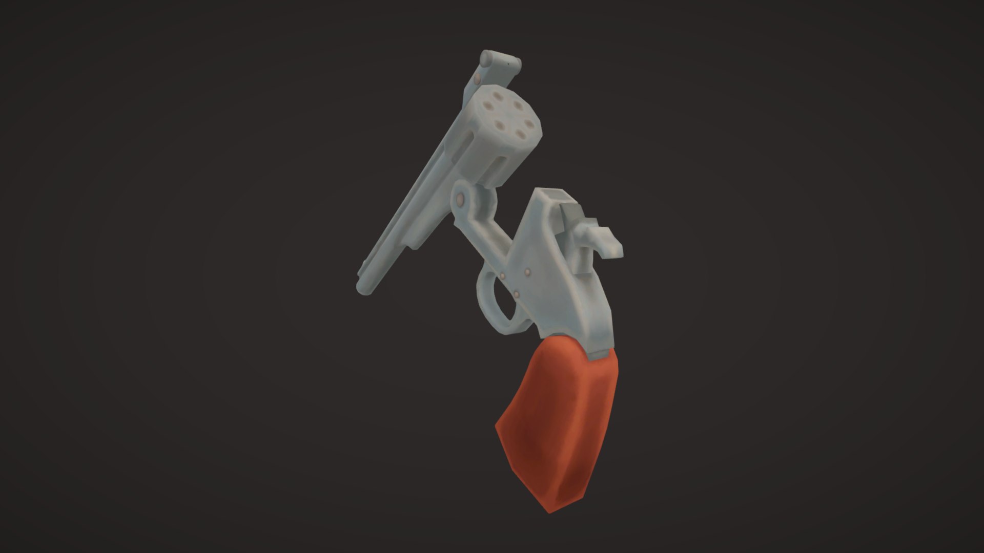 Style World - Wild West Revolver - Rigged Animated 3D Model ...