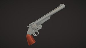 Style World - Wild West Revolver - Rigged Animated