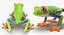 Frogs Rigged Collection for Maya