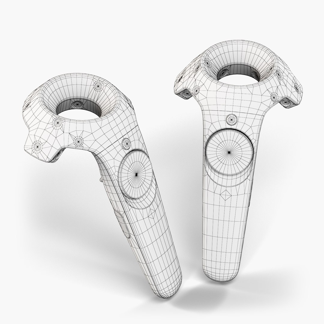 Lowpoly Htc Vive Controller 3D Model TurboSquid 1278512