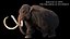 Mammuthus primigenius Rigged / animado