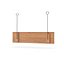 Planche de bois suspendue