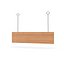 Planche de bois suspendue
