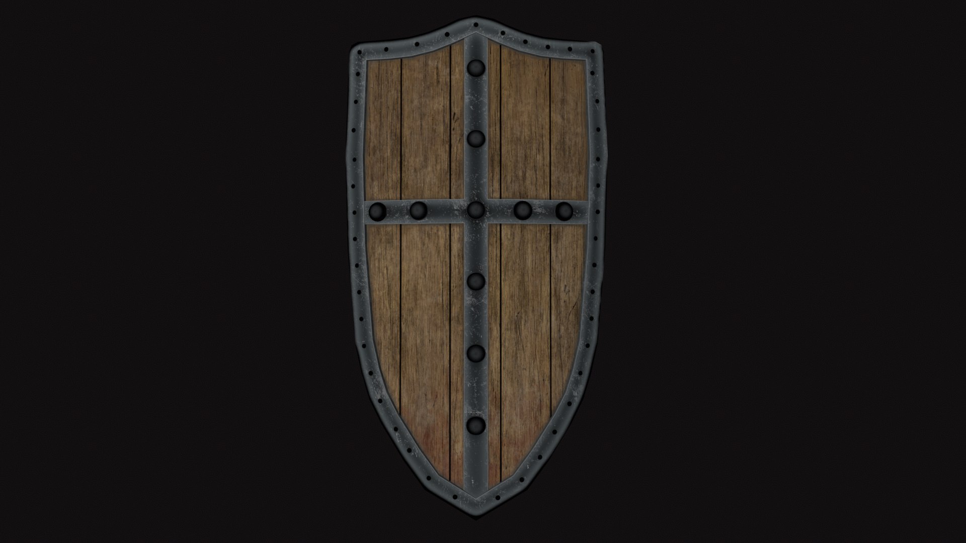 Medieval Shield 02 3D Model - TurboSquid 2319271