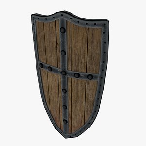 Medieval Shield 02 3D model
