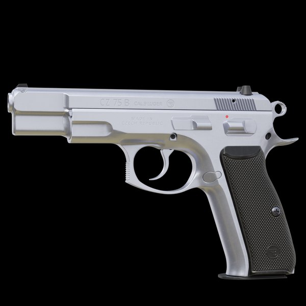 CZ 75 Silver 3D TurboSquid 1960150