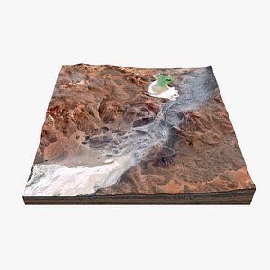 hill alien lake 3d max