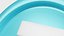 FTX Token or FTT Teal Crypto Coin with cartoon style