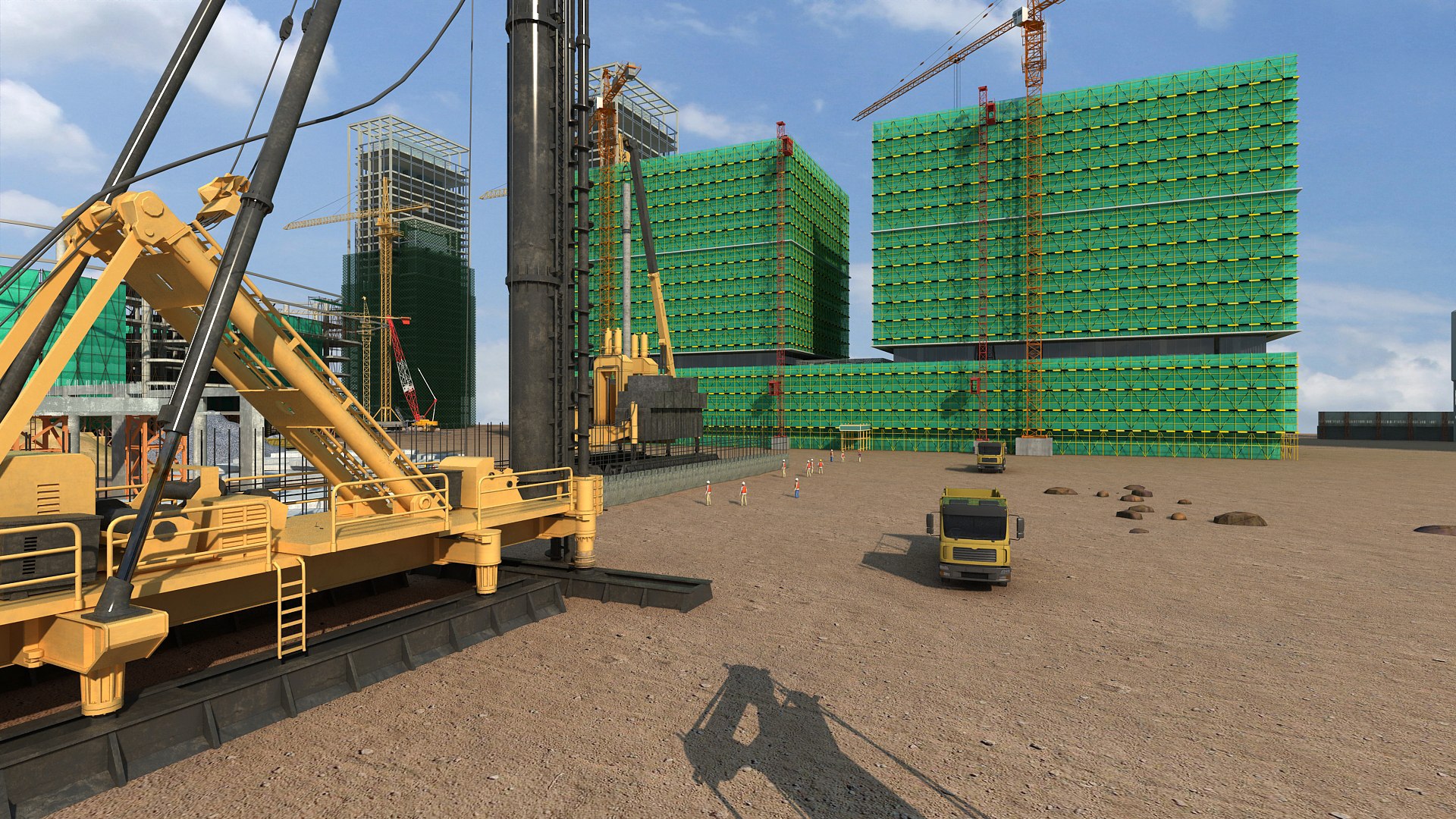 3D Model Construction Site - TurboSquid 2086942