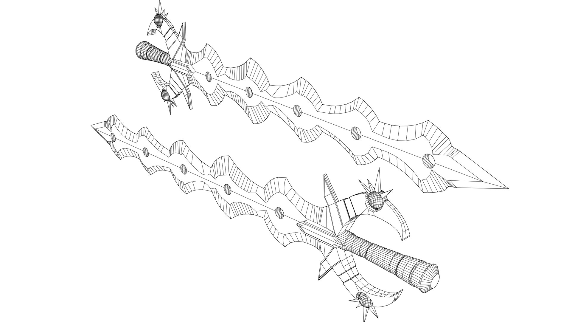3D 5 Sword Pack - TurboSquid 2212075