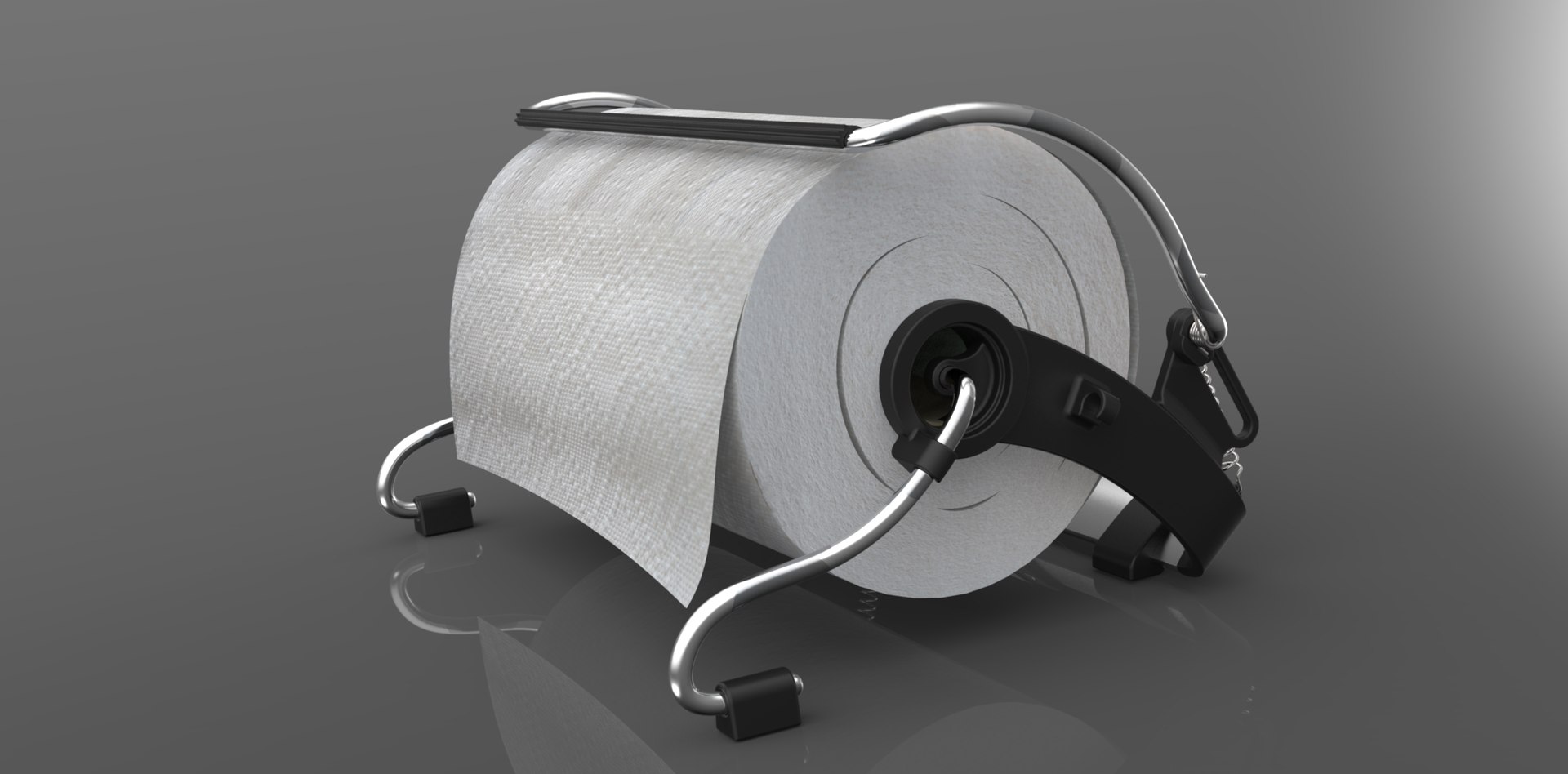 3d Paper Towel Holder Swing Model