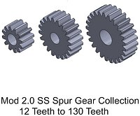 MOD 2.0 SS Spur Gear Collection