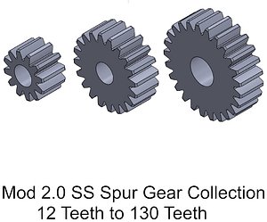 MOD 2.0 SS Spur Gear Collection