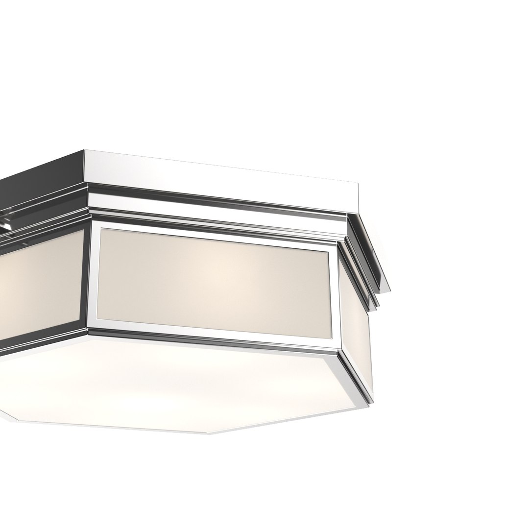 Berling Small Flush Mount 3D model - TurboSquid 2011881