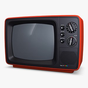 3D Generic Retro TV M 1