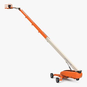 3d model telescopic boom lift generic