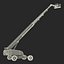 3d model telescopic boom lift generic