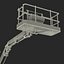 3d model telescopic boom lift generic