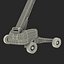 3d model telescopic boom lift generic