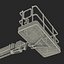 3d model telescopic boom lift generic