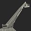 3d model telescopic boom lift generic