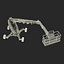 3d model telescopic boom lift generic