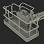 3d model telescopic boom lift generic