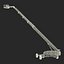 3d model telescopic boom lift generic