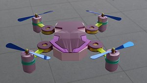DRONE - 3D DRONE MODEL - Quadcopter MODEL - Quadcopter BLENDER - CHEAP Quadcopter - CHEAP DRONE