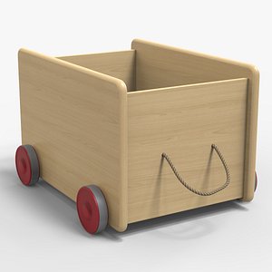 Toy storage Cart With Wheels 3D model