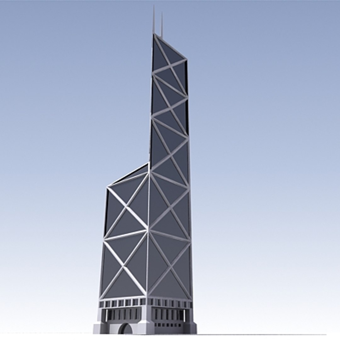 3d bank china skyscraper