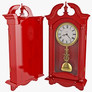 Old Wooden Wall Clock