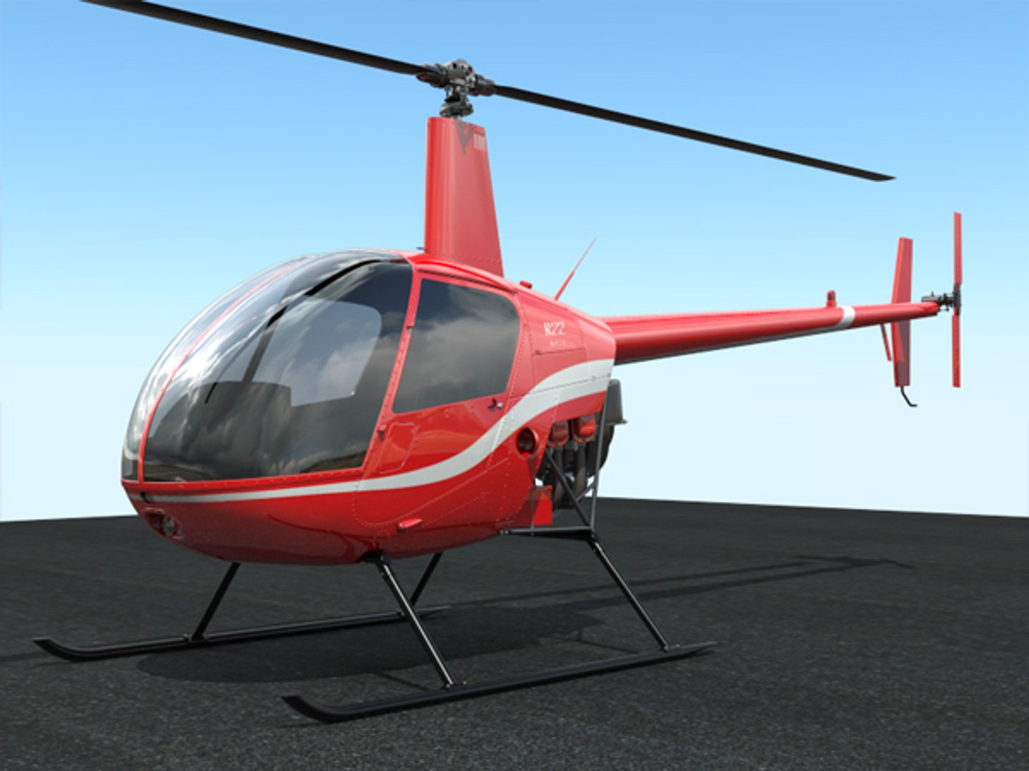 Max Robinson R22 Helicopter