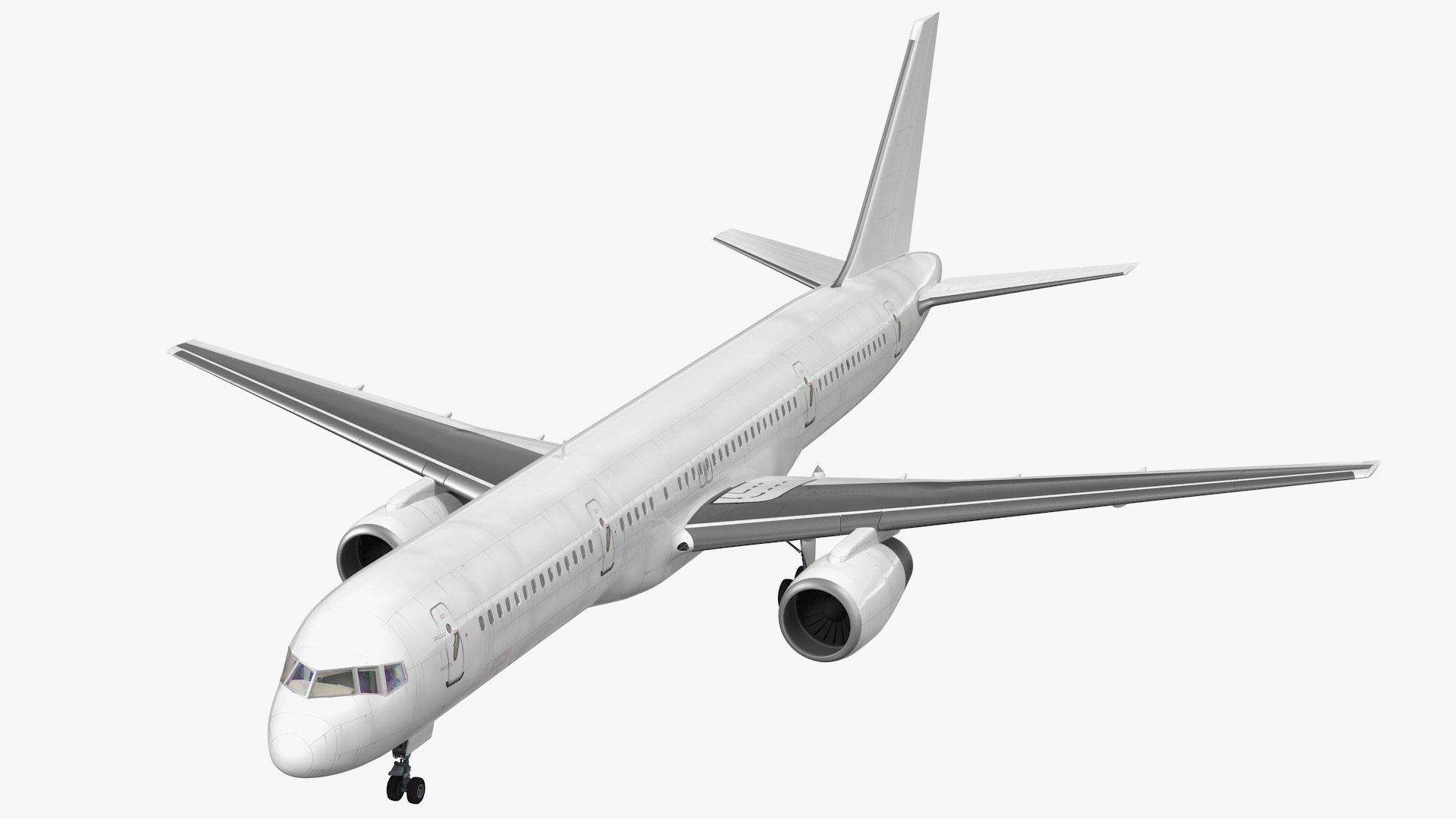 Boeing 757 200 Flight Deck 3D model preview