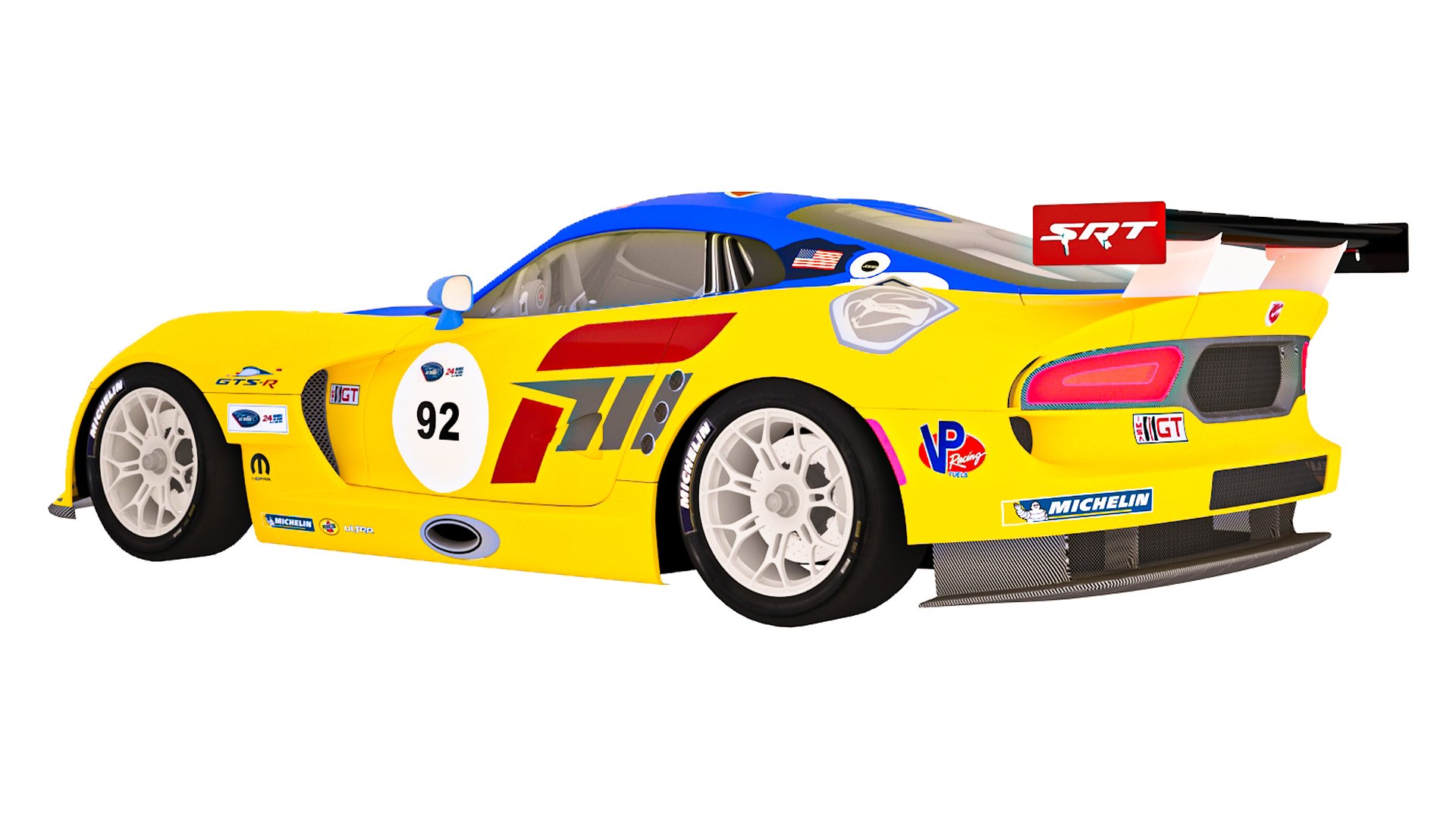 Dodge Viper 3D Model - TurboSquid 1930584