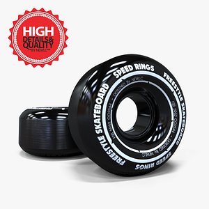 3d skateboard wheels model