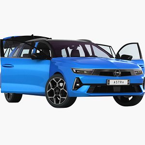 Opel Astra Sports Tourer 2022 Opening doors and trunk