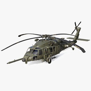 3D combat rescue helicopter sikorsky