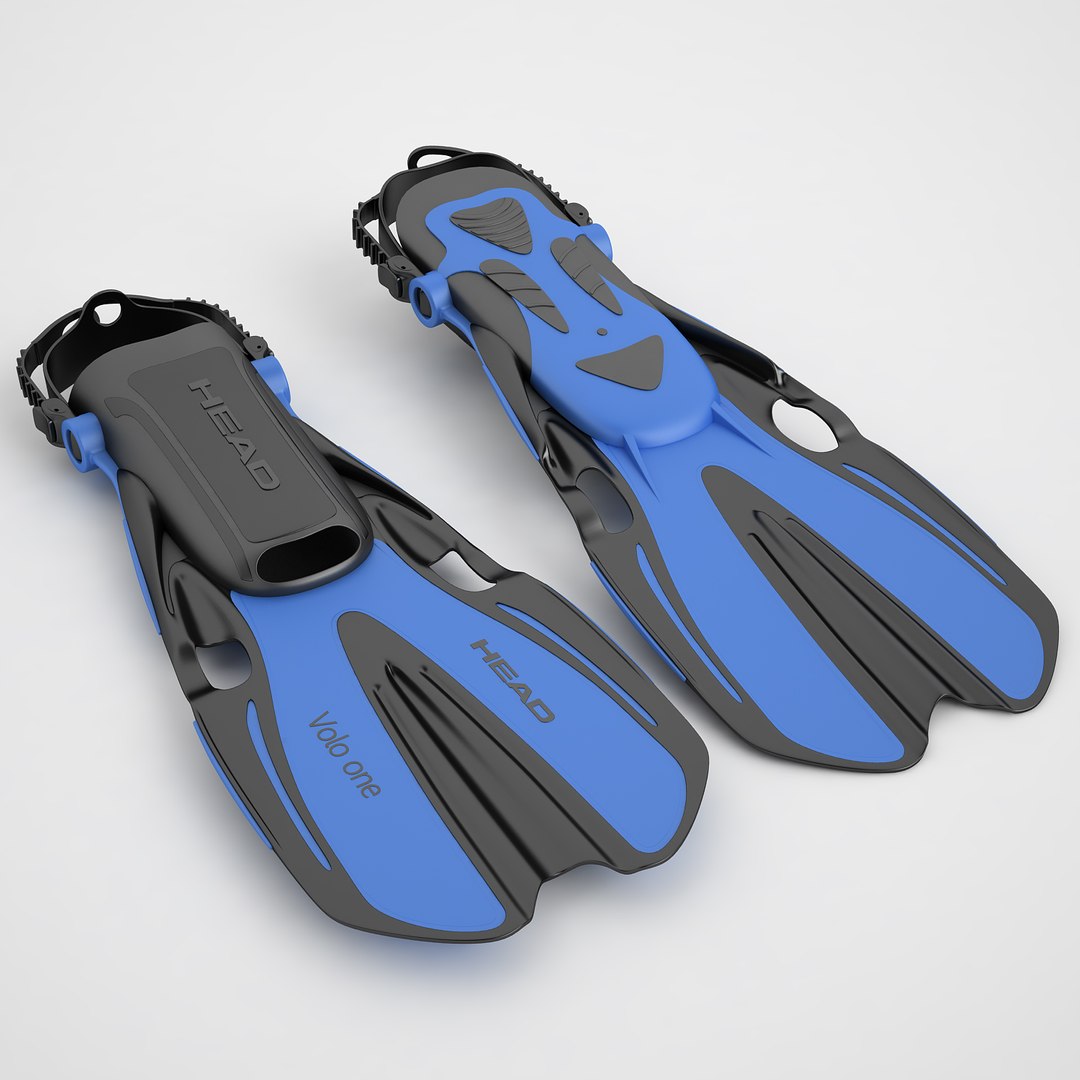 3d head volo flippers