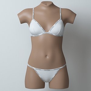 lingerie mannequin 3D model