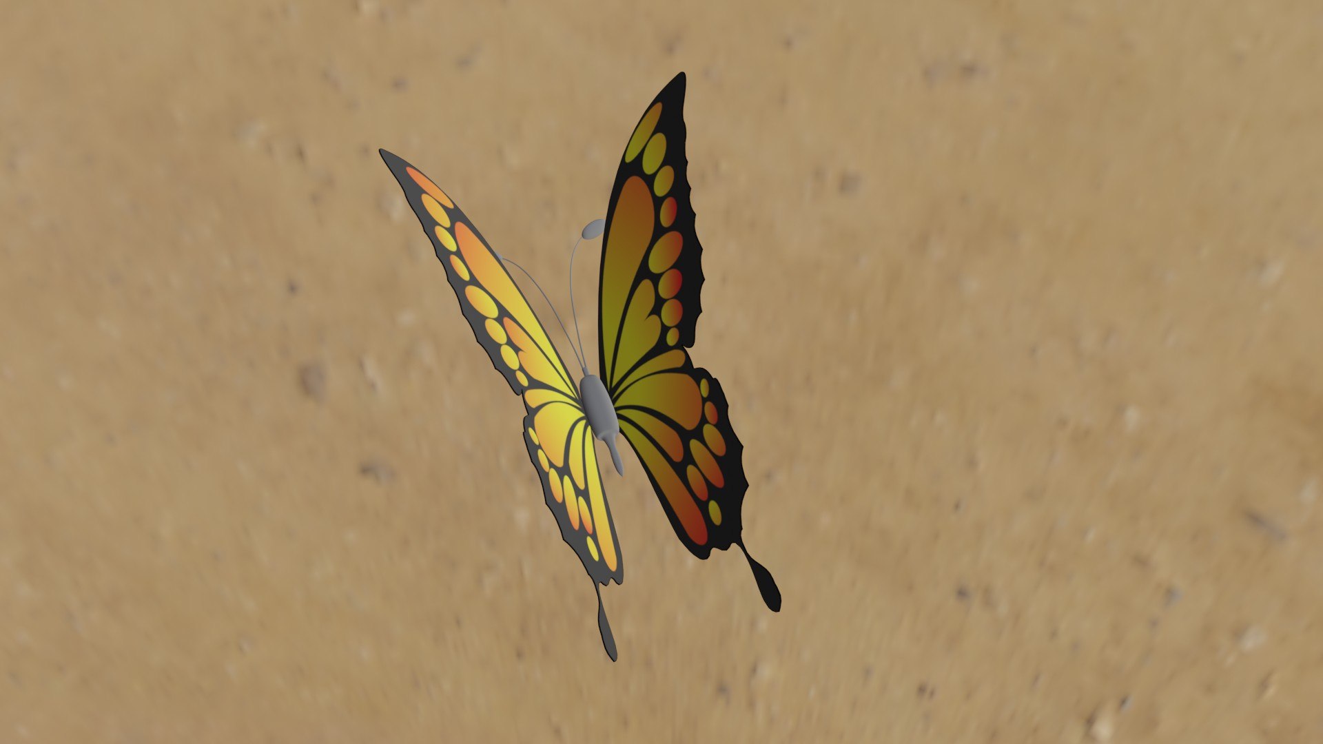 Butterfly model https://p.turbosquid.com/ts-thumb/65/fX8Rev/E2/8/jpg/1647117634/1920x1080/fit_q87/390b7910b9e5c82f43adfe1d8f7149eac3c2d35b/8.jpg