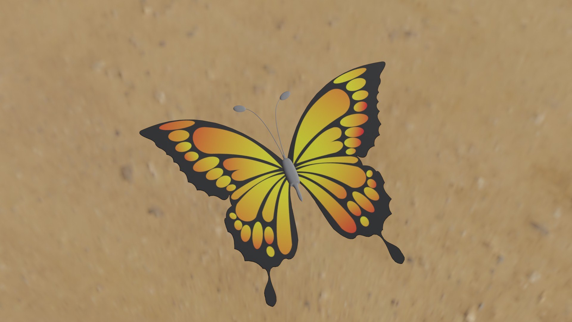 Butterfly model https://p.turbosquid.com/ts-thumb/65/fX8Rev/Lf/6/jpg/1647117627/1920x1080/fit_q87/cf7f2396c5b5b2b41ddb906ff03e2cb3b77c47ad/6.jpg