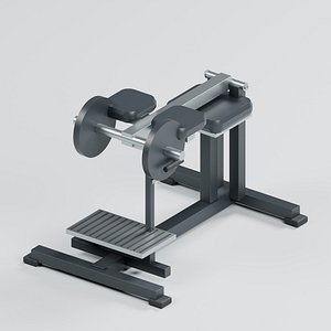 Plate Loaded Seated Calf Raise Machine with Locking Catch