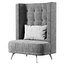 Velour restaurant high back chair KL015B