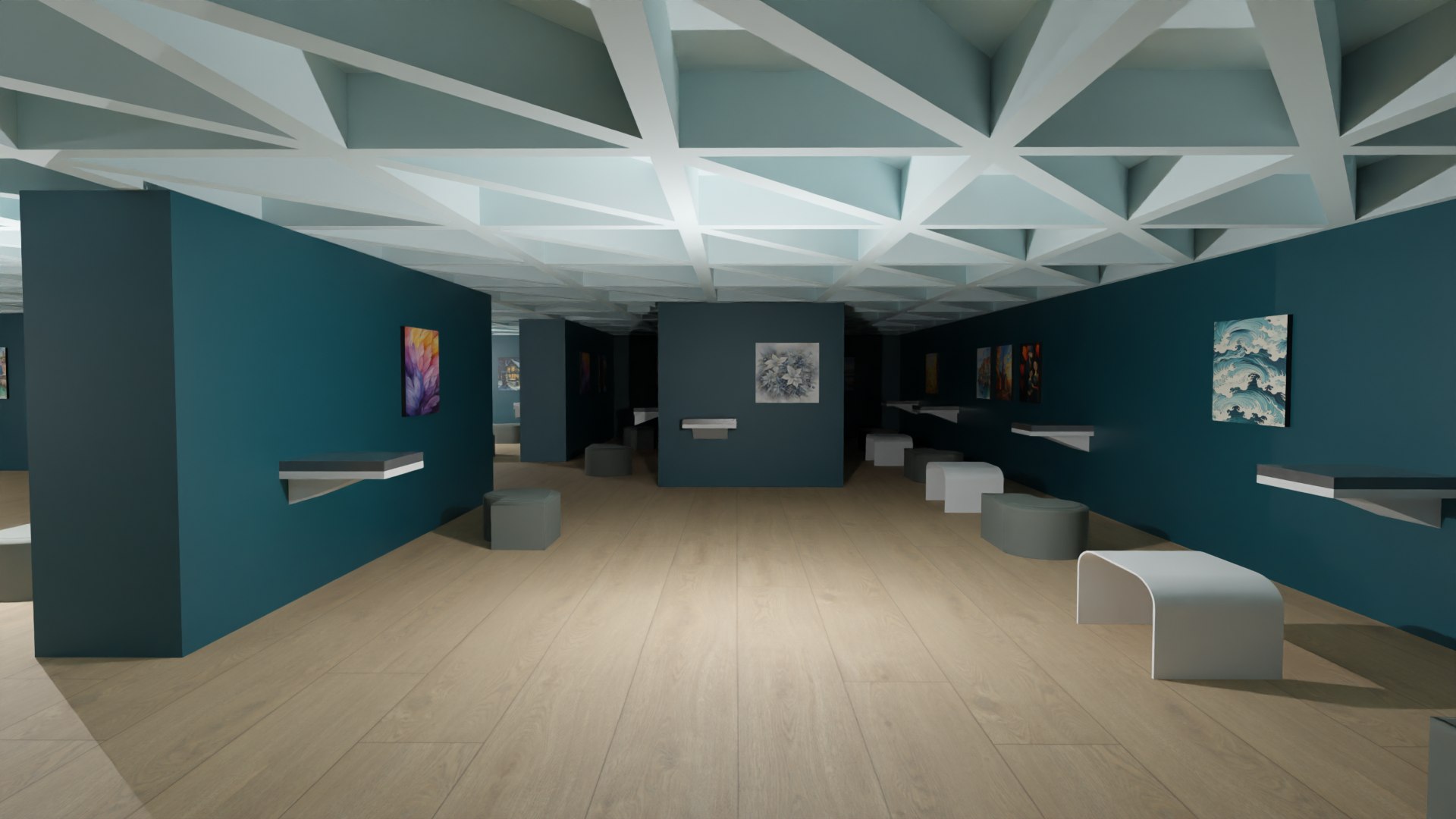 3D Art Gallery - TurboSquid 2157443