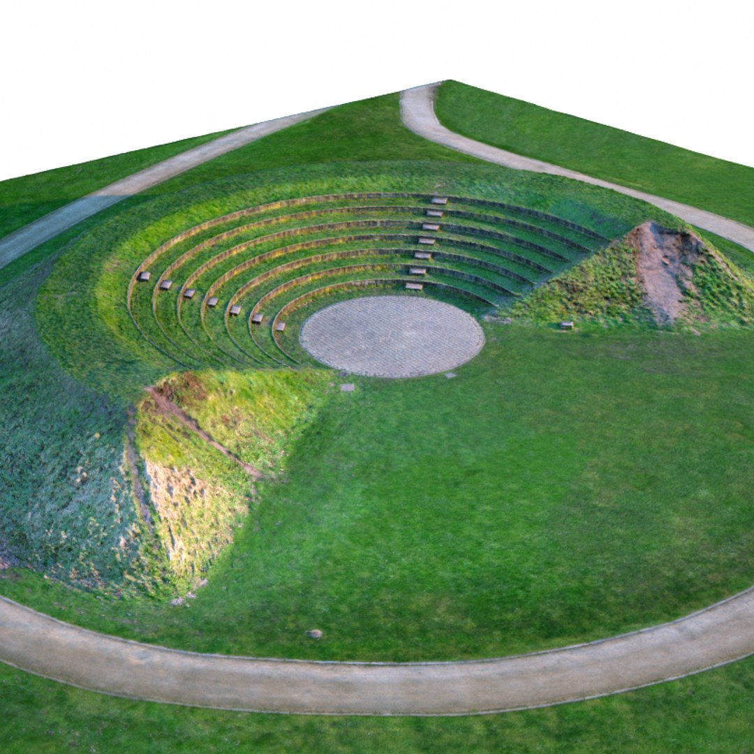 Amfitheater Scanned 3d Model
