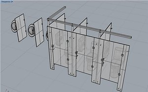 3D bathroom model